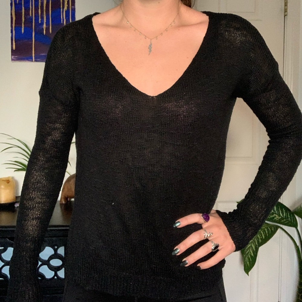 Black sweater
